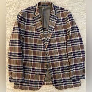 Brooks Brothers Multicolor Plaid Blazer